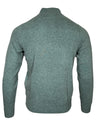 ALAN PAINE CAIRNS 1/4 ZIP SWEATER - JUNGLE
