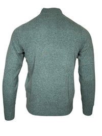 ALAN PAINE CAIRNS 1/4 ZIP SWEATER - JUNGLE