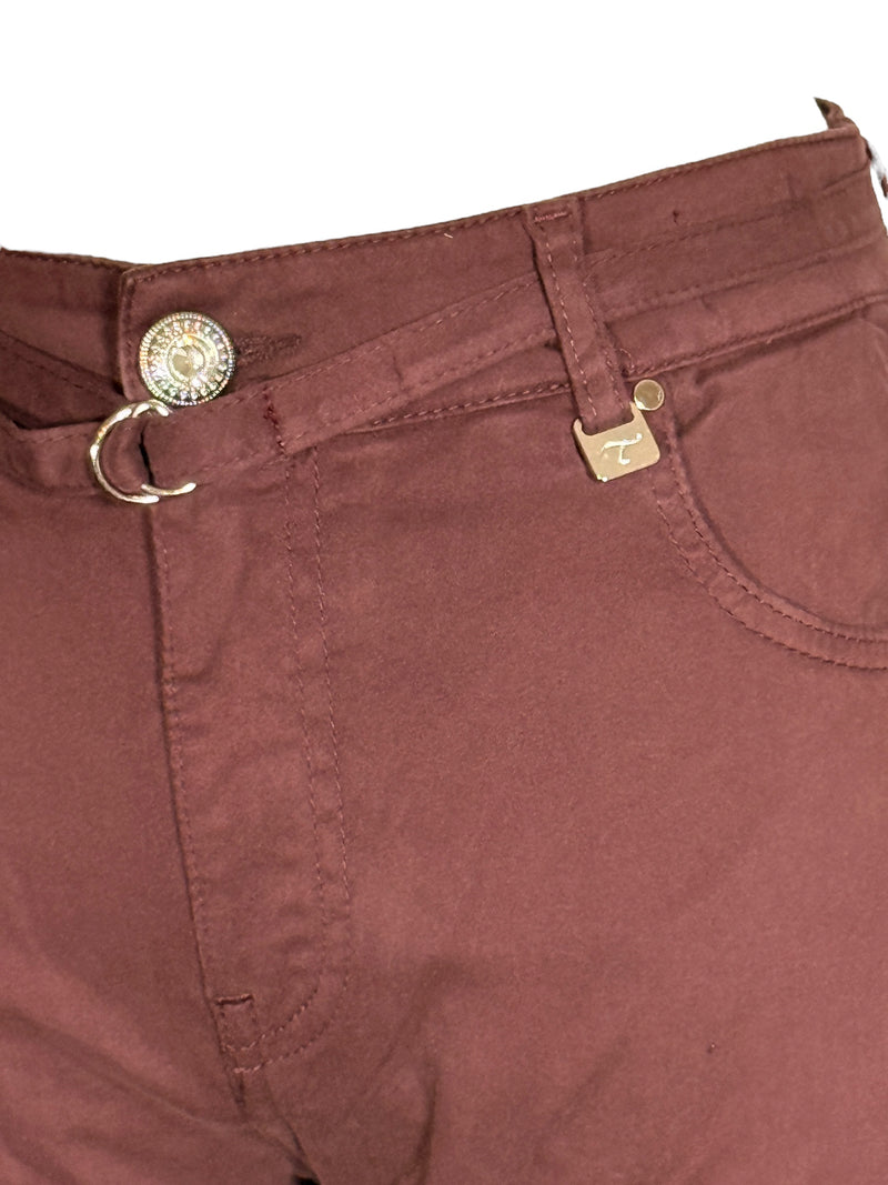 TRAMAROSSA WOMEN'S VELVET PANT - BORDEAUX