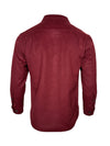 OARS & OLD IVY WOOL SHIRT JACKET - BURGUNDY