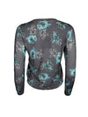 IN BED WITH YOU CREW SWEATER - GREY DAHLIAS