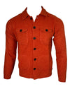 ALAN PAINE FERNDALE WOOL SHIRT JACKET - EMBER