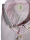 GMF 965 MEN'S COTTON SPORT SHIRT - LIGHT PINK FINE STRIPE