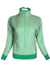 KINROSS PLATED THERMAL SWEATER - FRESH/WHISPER