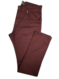 PT TORINO COTTON-CASHMERE STRETCH JEAN - BURGUNDY