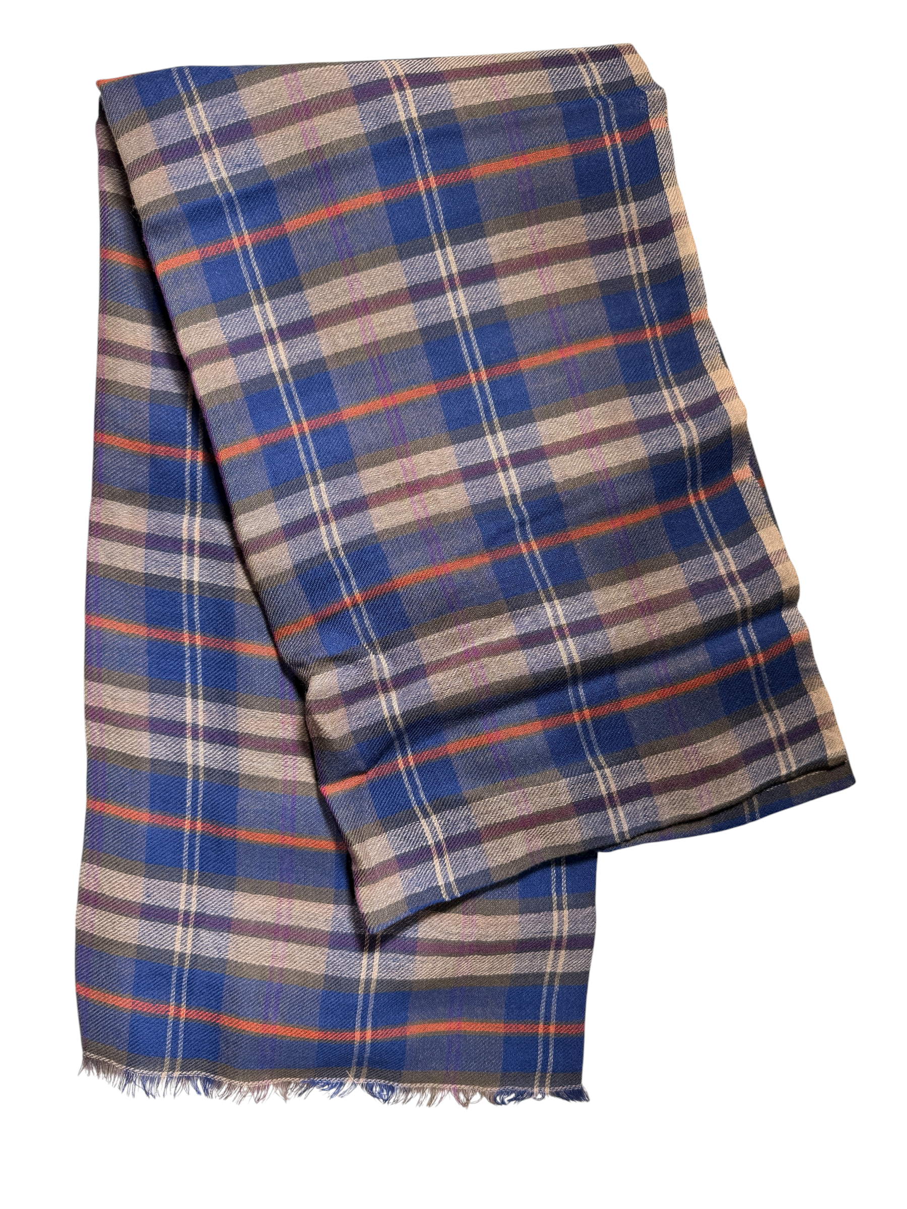 HARTFORD TARTAN SCARF - INDIGO, PURPLE & ARMY