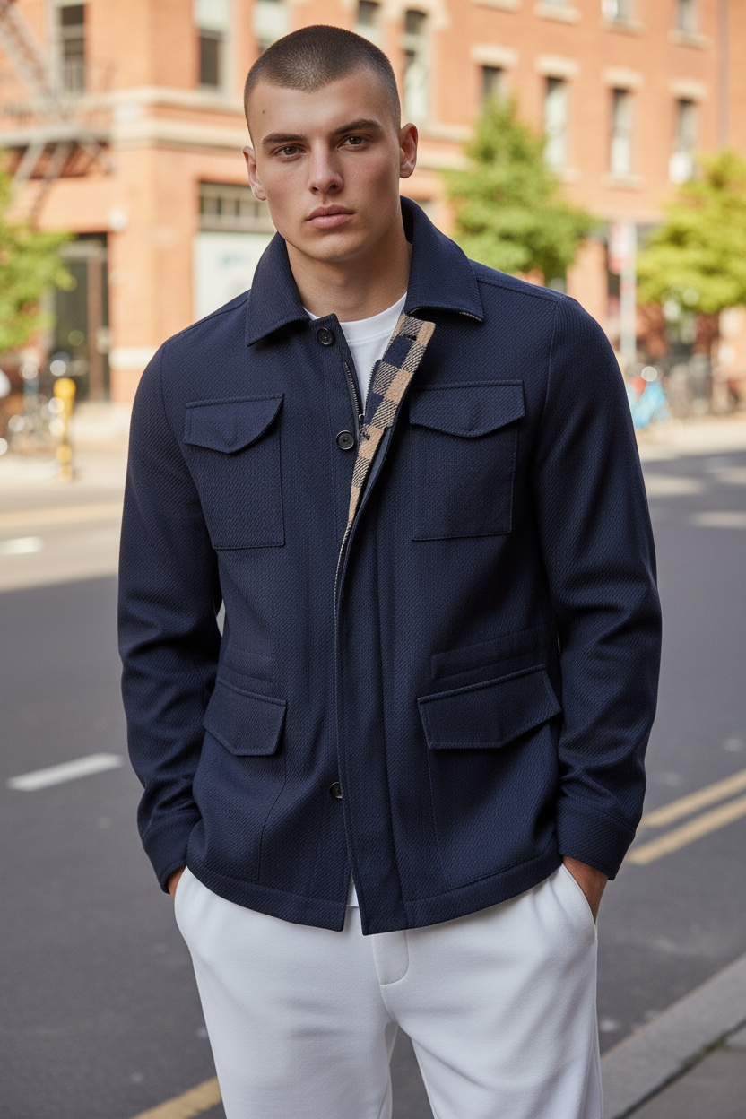 PAUL & SHARK MEN'S RIVIERA FIELD JACKET - NAVY