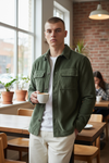 MASON'S CORDUROY OVERSHIRT - SPRUCE