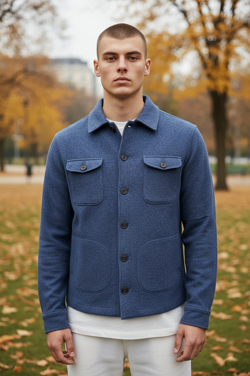 ALAN PAINE FERNDALE WOOL SHIRT JACKET - RHAPSODY