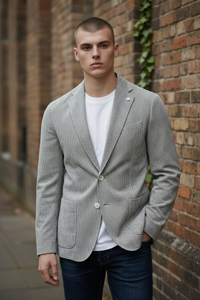 L.B.M. 1911 TAILORED COTTON/CASHMERE CORDUROY SPORT COAT - LIGHT GREEN