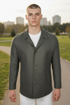 OARS & OLD IVY LORO PIANA WOOL/CASHMERE JACKET - BOTTLE GREEN