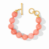 JULIE VOS PORTOFINO BEADED BRACELET - MELON JADE