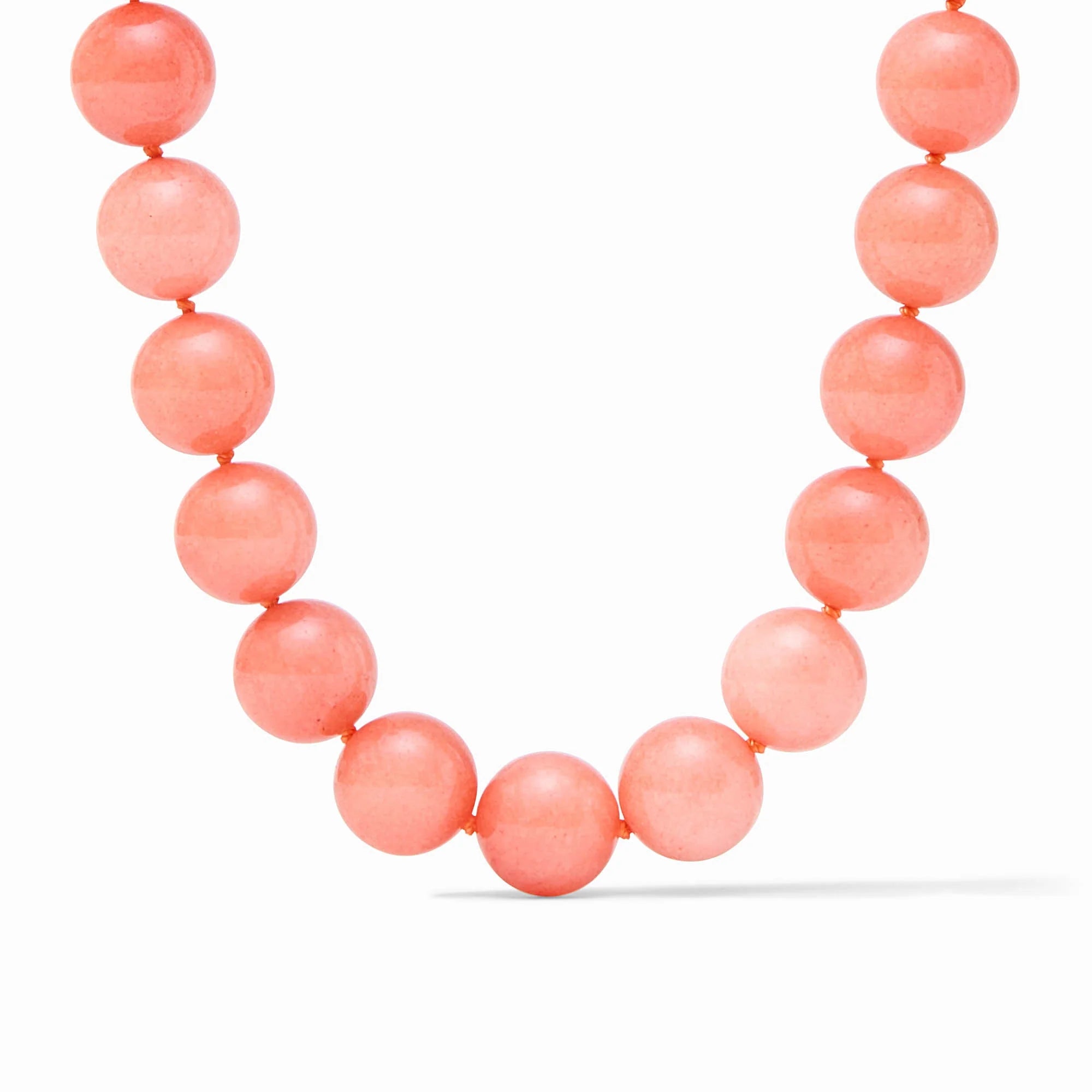 JULIE VOS PORTOFINO BEADED NECKLACE - MELON JADE