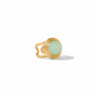 JULIE VOS PORTOFINO STATEMENT RING - AQUA JADE