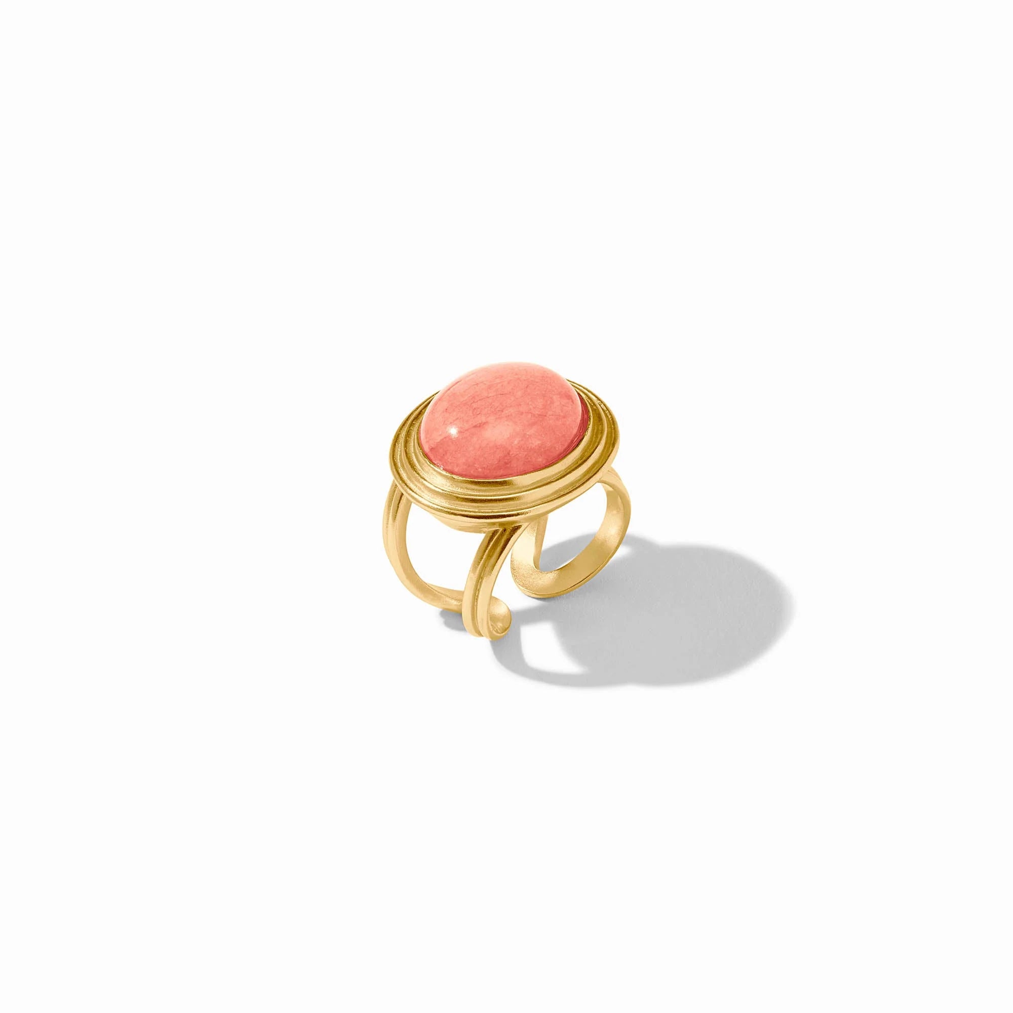 JULIE VOS PORTOFINO STATEMENT RING - MELON JADE