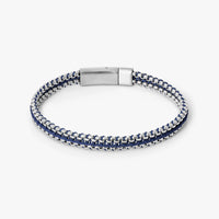 TATEOSSIAN BRACELET - TRIS BUTTON BRACELET IN BLUE