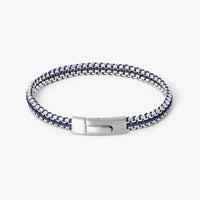 TATEOSSIAN BRACELET - TRIS BUTTON BRACELET IN BLUE