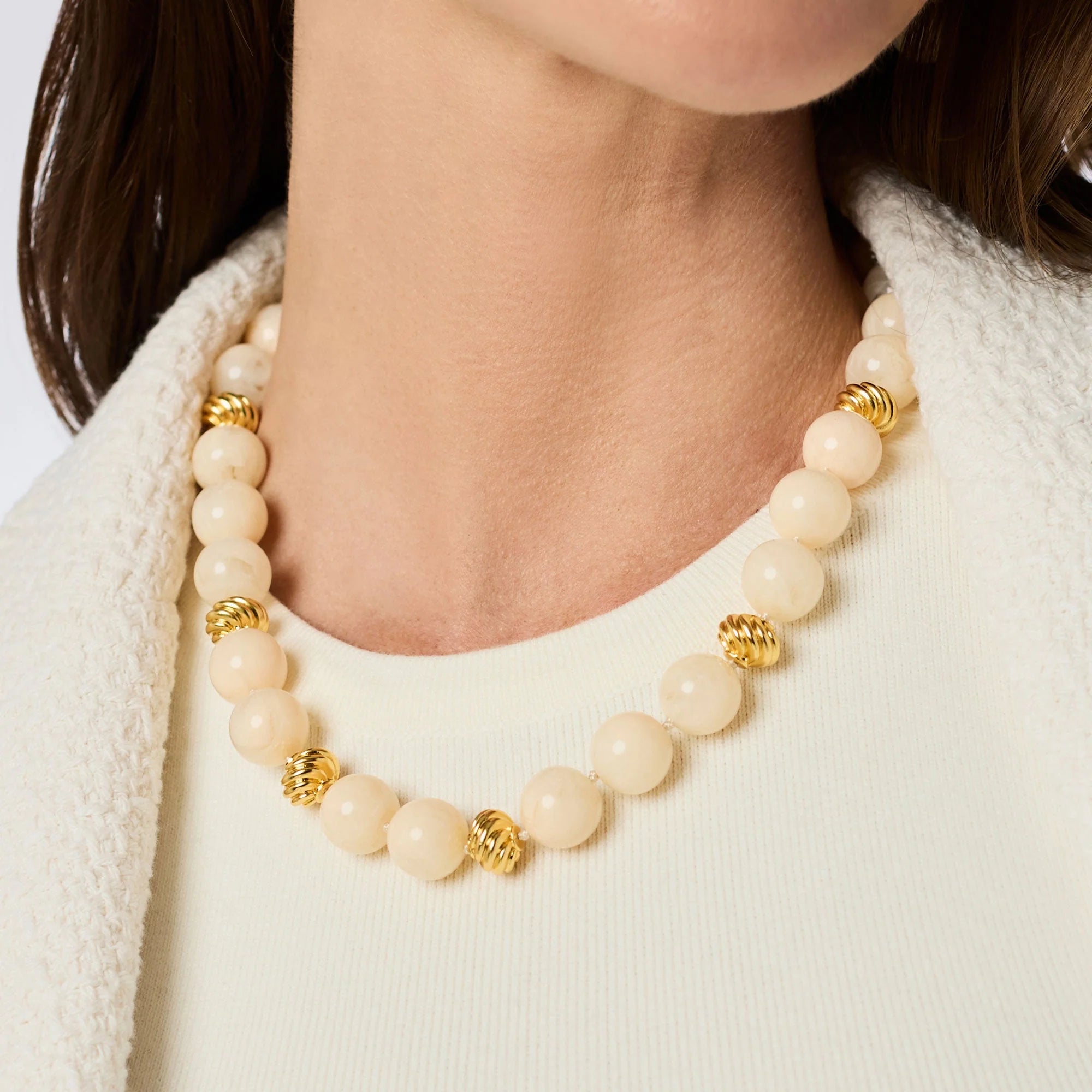 JULIE VOS RAVELLO 5-IN-1 NECKLACE - CRANBERRY