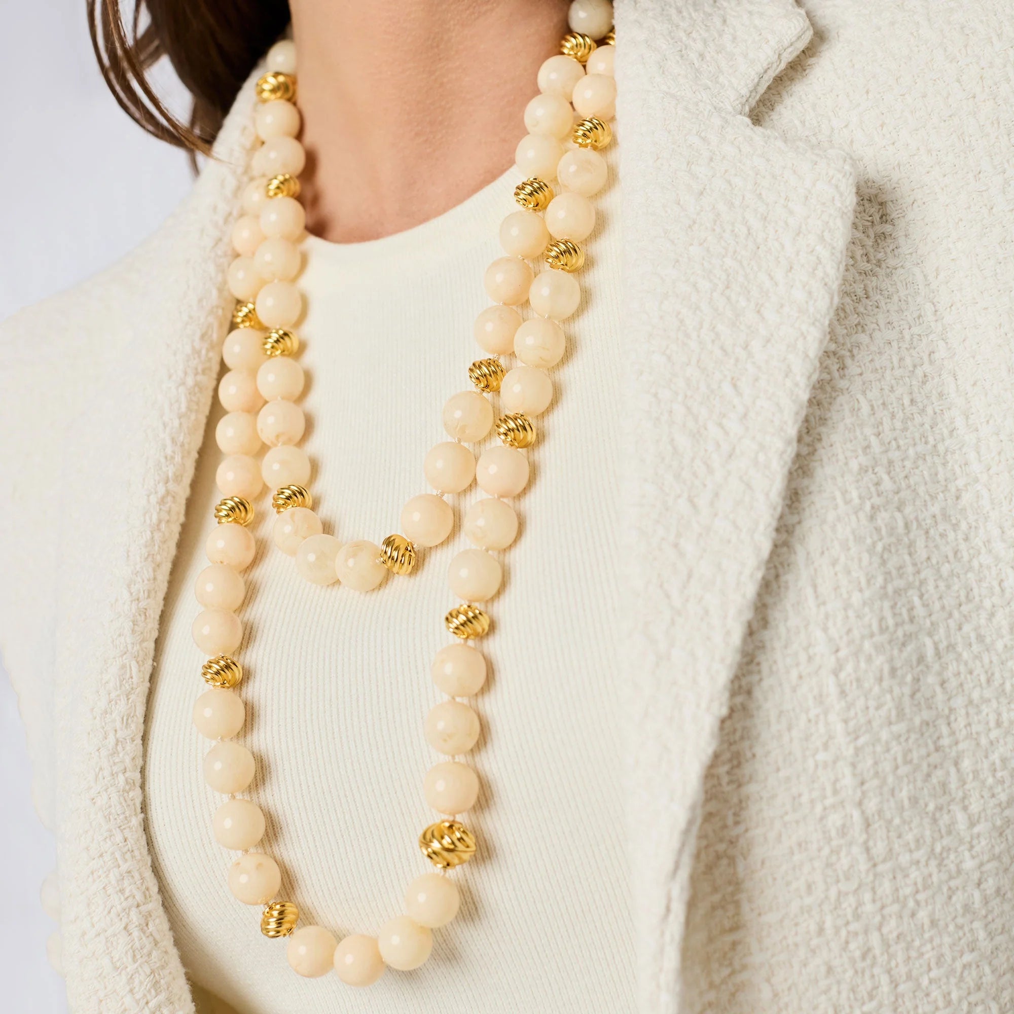 JULIE VOS RAVELLO 5-IN-1 NECKLACE - CRANBERRY