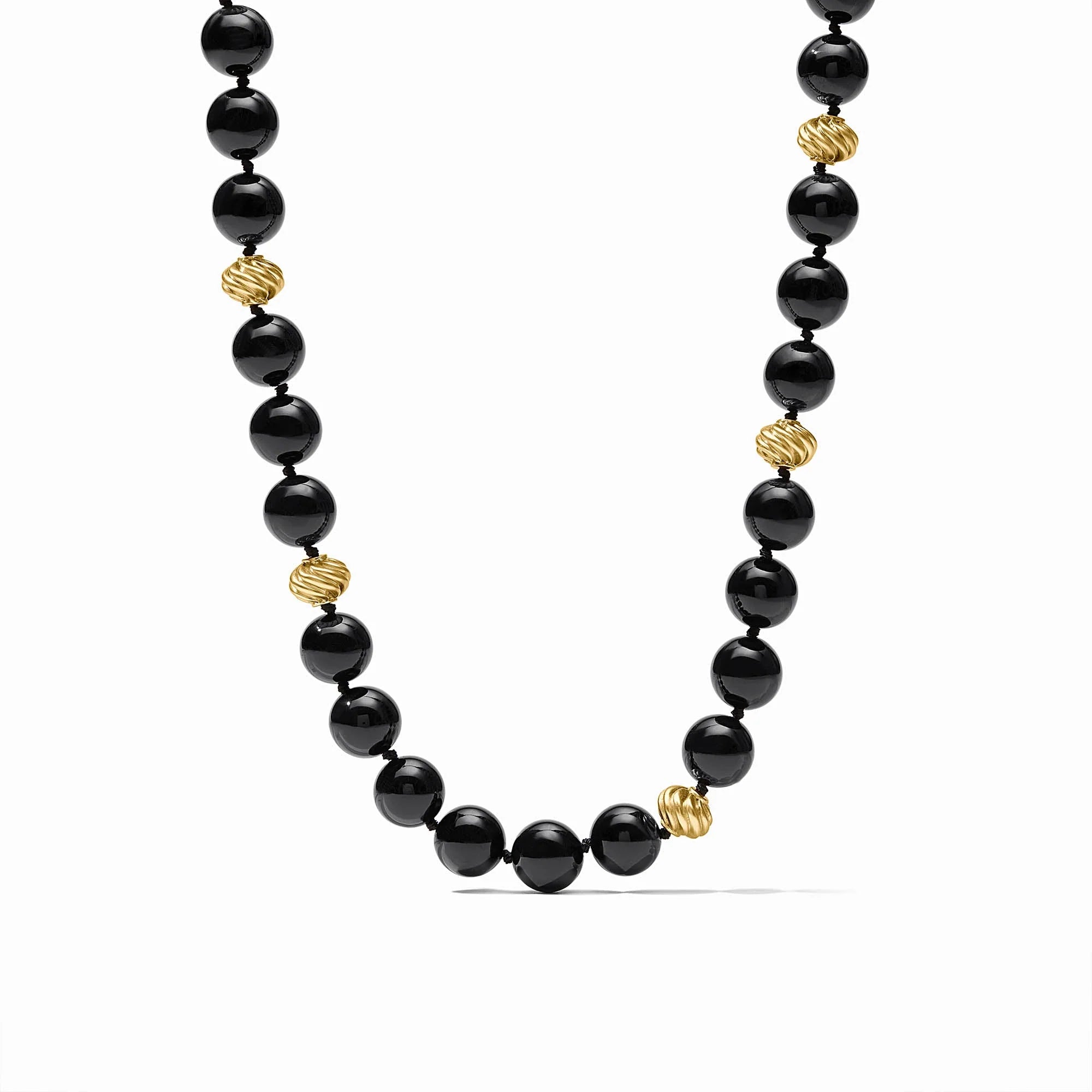 JULIE VOS RAVELLO 5-IN-1 NECKLACE - OBSIDIAN BLACK
