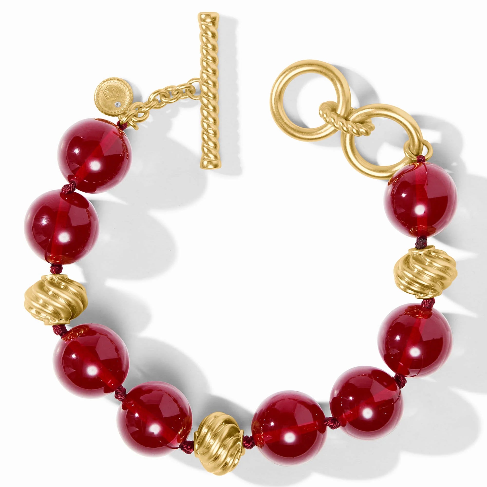 JULIE VOS RAVELLO BRACELET - CRANBERRY