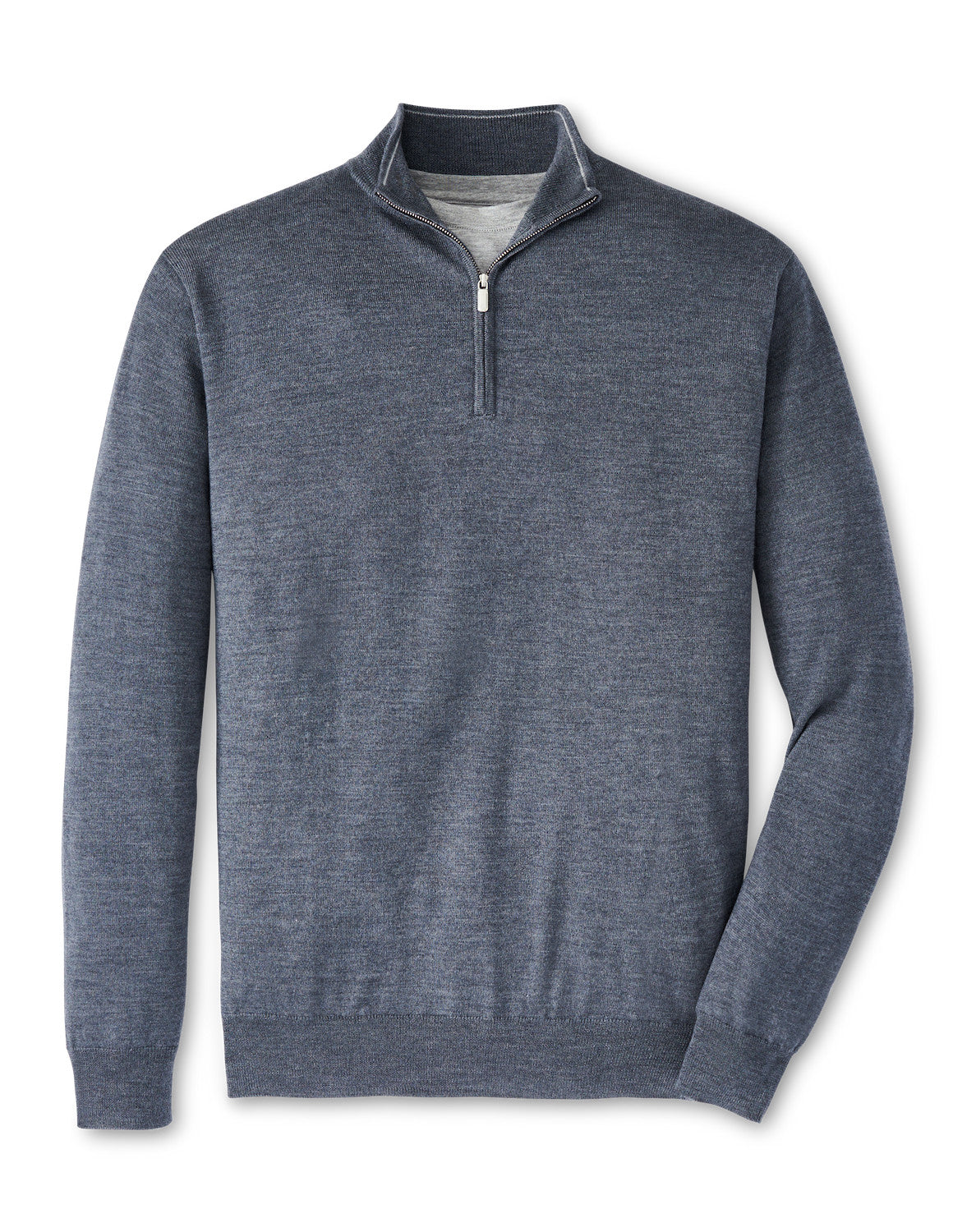 PETER MILLAR AUTUMN CREST QUARTER ZIP SWEATER - CHARCOAL