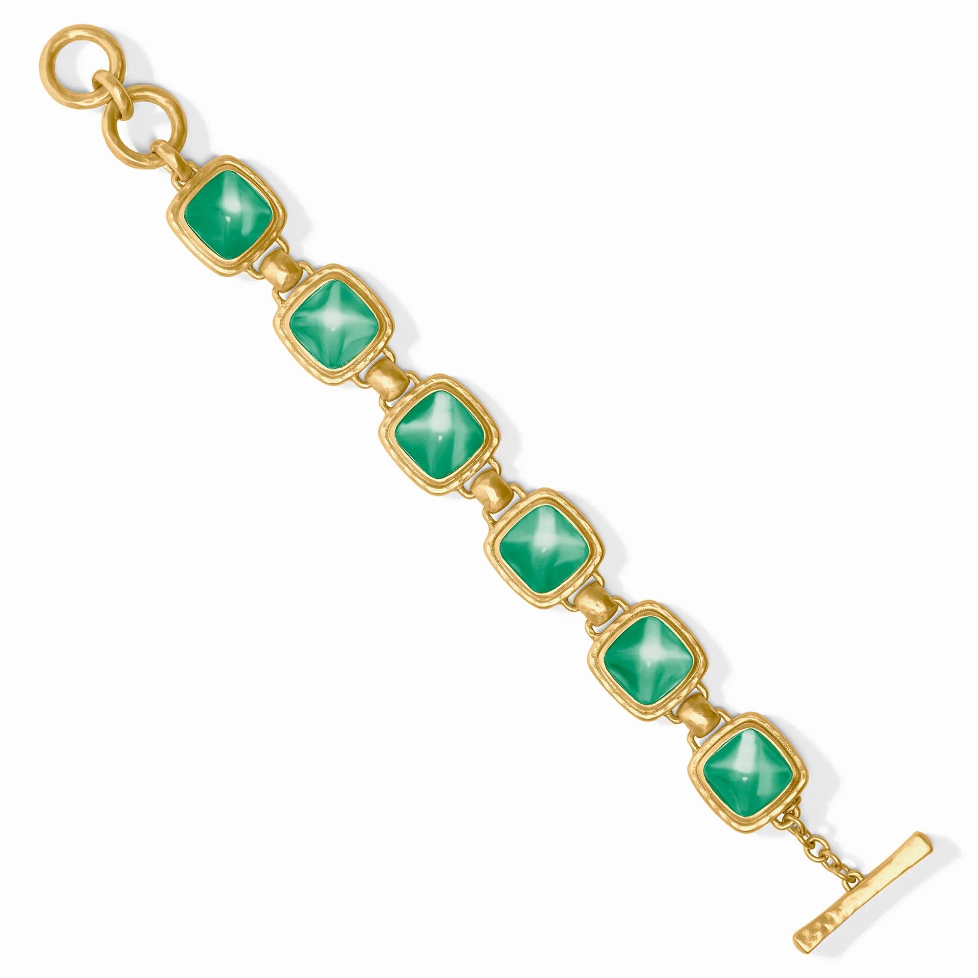 JULIE VOS SAHARA STONE BRACELET - IRIDESCENT SAPPHIRE BLUE
