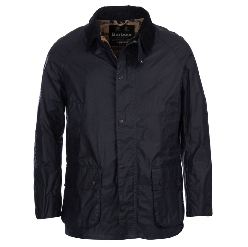 BARBOUR LIGHTWEIGHT ASHBY WAX JACKET - ROYAL NAVY