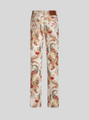 ETRO FLORAL DENIM JEANS - MULTICOLOR