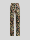 ETRO FLORAL DENIM JEANS - GREEN