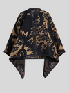 ETRO EMBROIDERED REVERSIBLE CAPE - MULTICOLOR