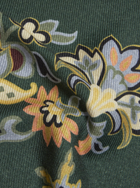 ETRO EMBROIDERED FLORAL CAPE - GREEN