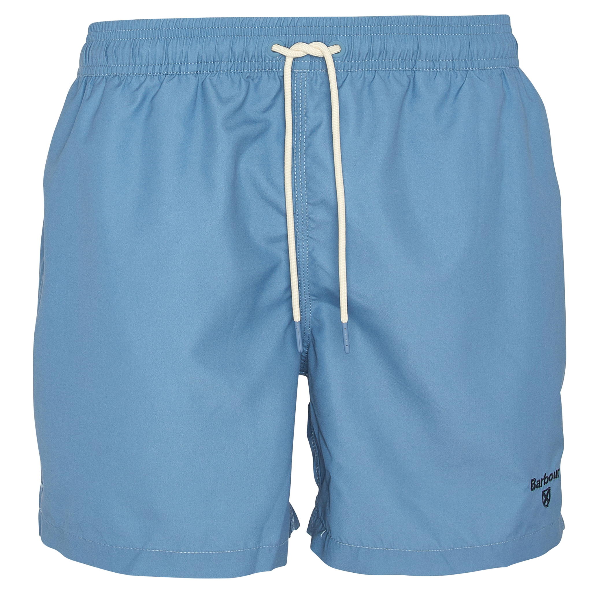 BARBOUR STAPLE LOGO 5" SWIM SHORT - FORCE BLUE