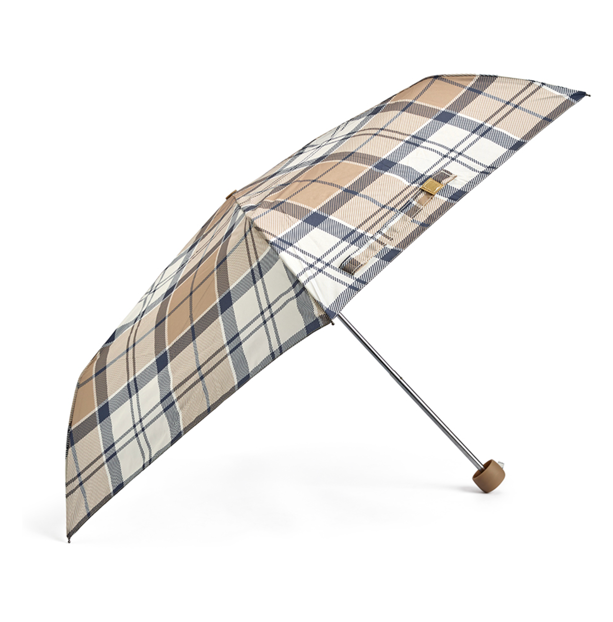 BARBOUR PORTREE UMBRELLA - HESSIAN NAVY TARTAN