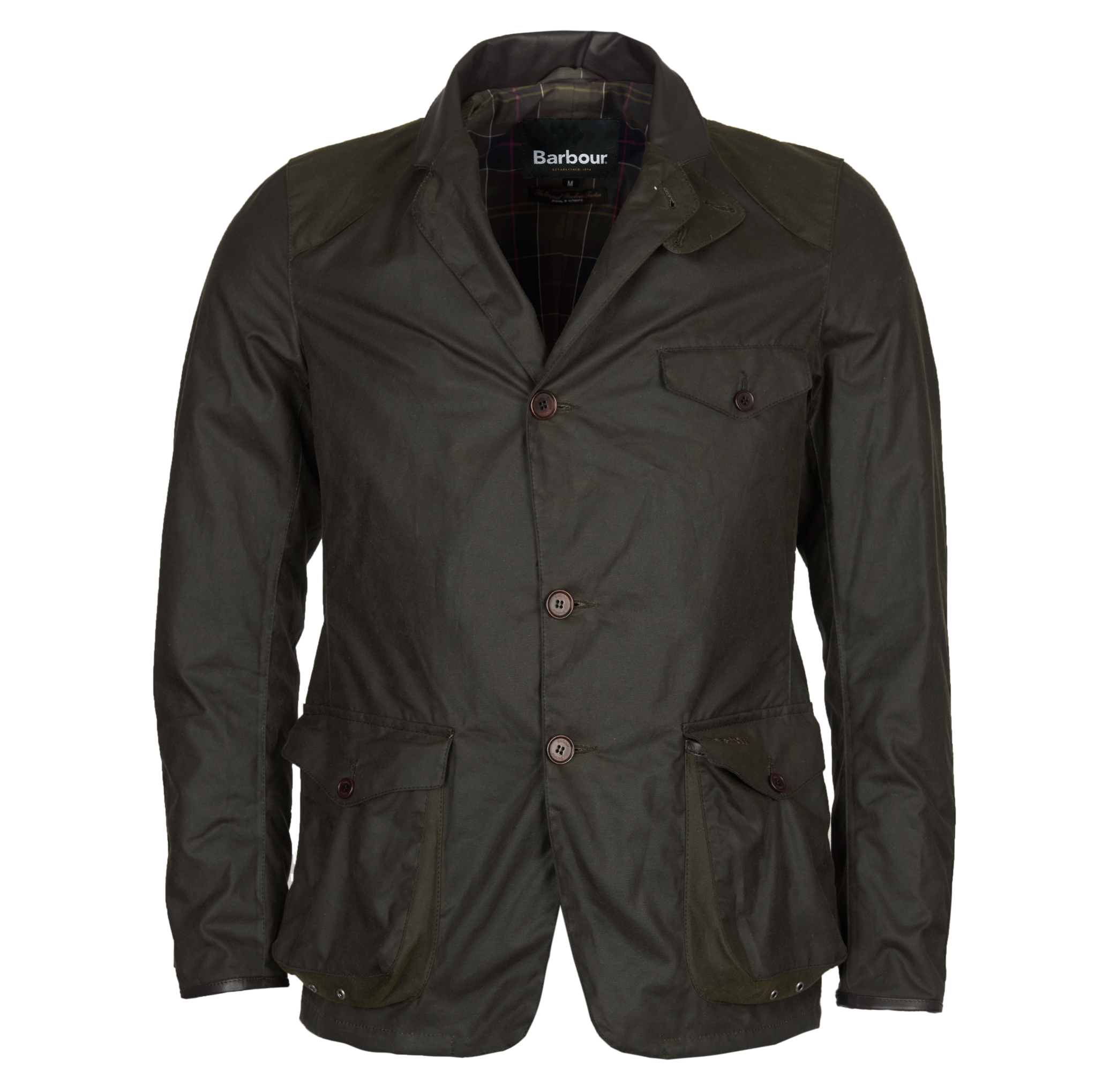 BARBOUR BEACON SPORTS WAX JACKET - OLIVE