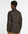 BARBOUR BEACON SPORTS WAX JACKET - OLIVE