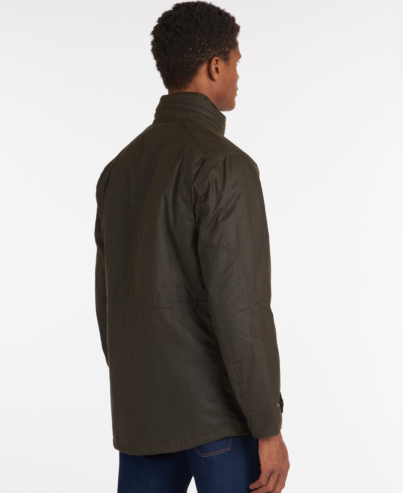 BARBOUR SAPPER MEN'S WAX JACKET - OLIVE