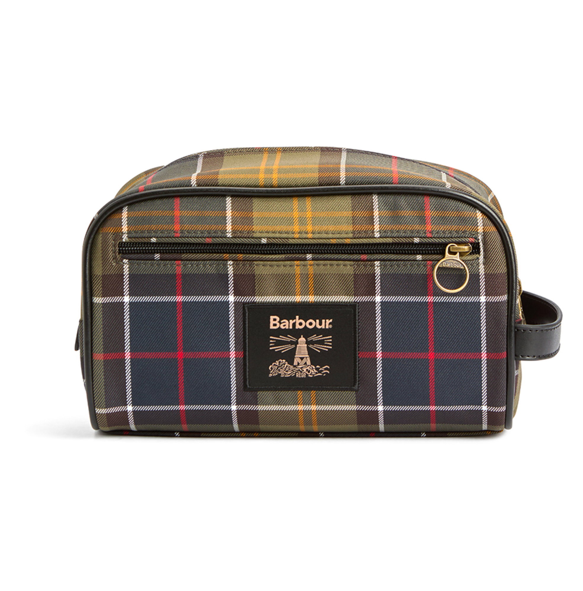 BARBOUR TARTAN WASH BAG