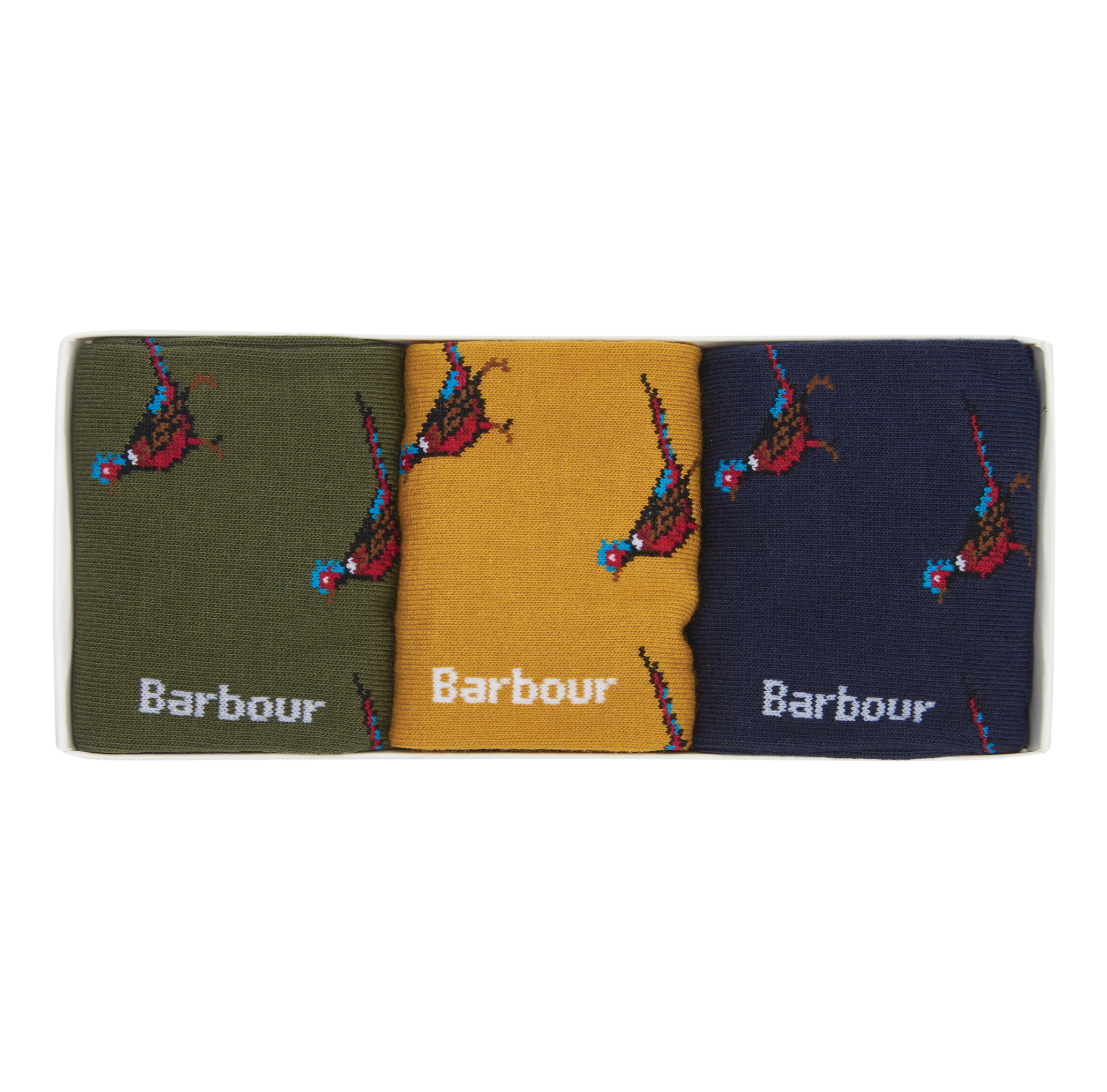 BARBOUR PHEASANT SOCK GIFT BOX
