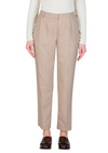 PUROTATTO TROUSER - TAN HERRINGBONE