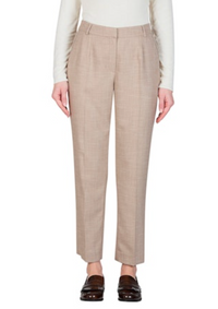 PUROTATTO TROUSER - TAN HERRINGBONE
