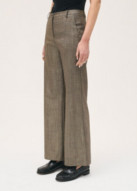 ROSSO 35 BOOTCUT TROUSERS - METALLIC GOLD