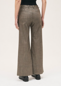 ROSSO 35 BOOTCUT TROUSERS - METALLIC GOLD