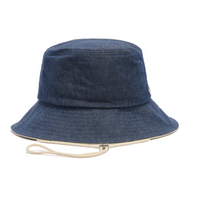 BARBOUR ASKER DENIM BUCKET HAT - INDIGO