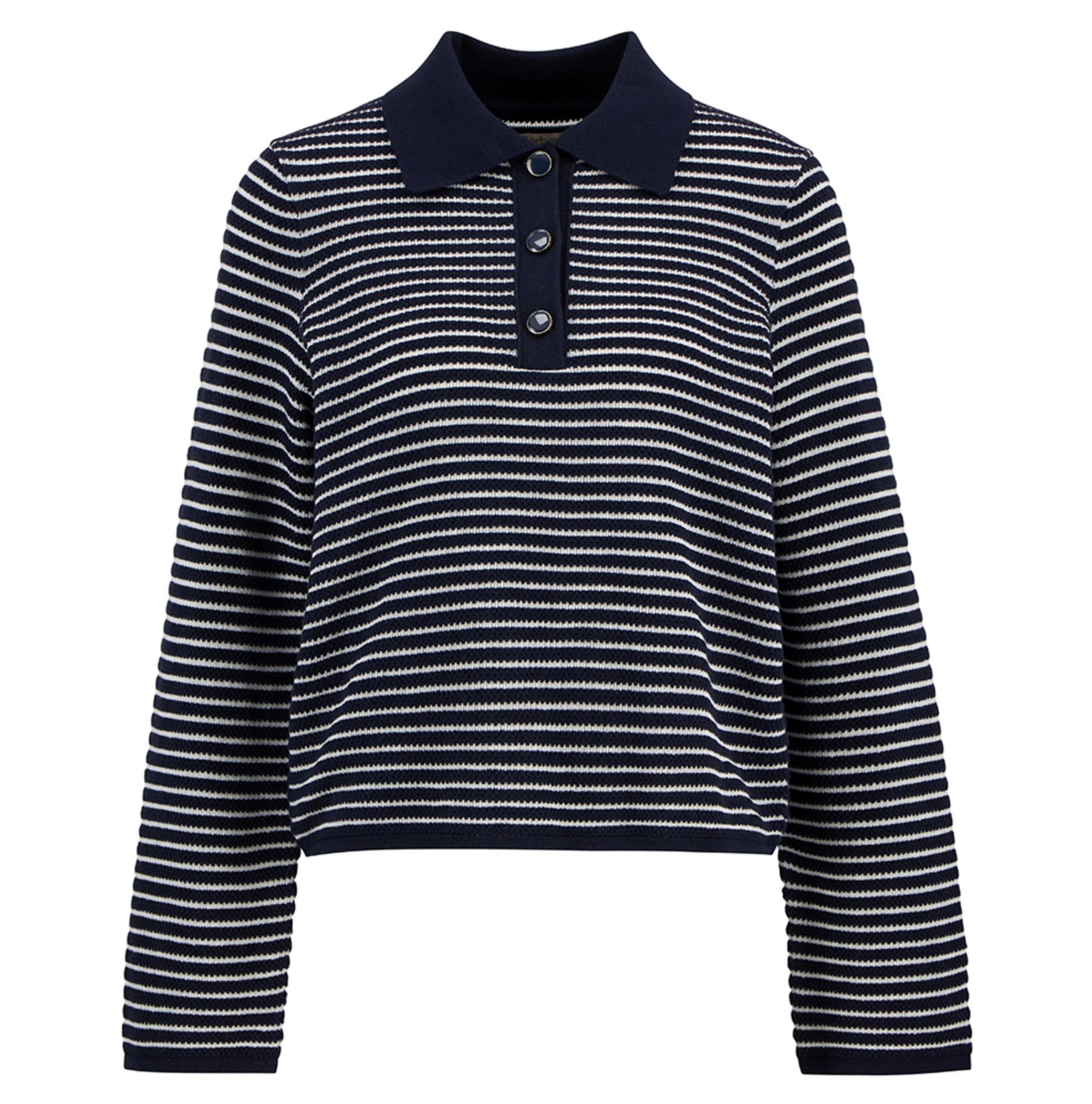 BARBOUR INEZ KNITTED JUMPER - DARK NAVY STRIPE