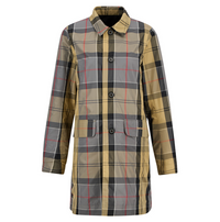 BARBOUR BABBITY REVERSIBLE SHOWERPROOF JACKET - BLACK/DRESS TARTAN