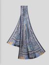 ETRO MODAL SCARF - MULTICOLOR ON BLUE