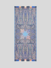 ETRO CASHMERE/SILK SCARF - MULTICOLOR ON WHITE