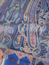 ETRO CASHMERE/SILK SCARF - MULTICOLOR ON WHITE