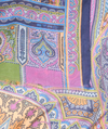ETRO MODAL SCARF - MULTICOLOR ON BLUE